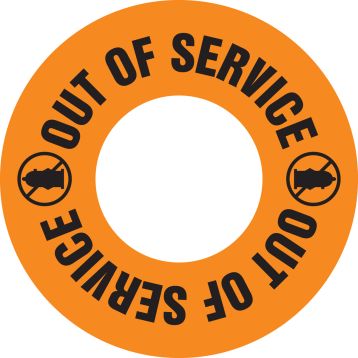 OUT OF SERVICE W/GRAPHIC