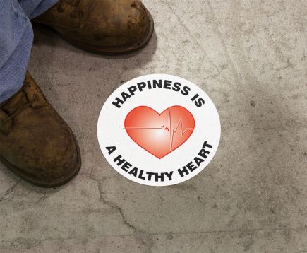 Plant & Facility, Legend: HAPPINESS IS A HEALTHY HEART
