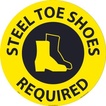 Steel Toe Shoes Required