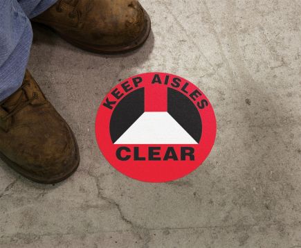 KEEP AISLES CLEAR