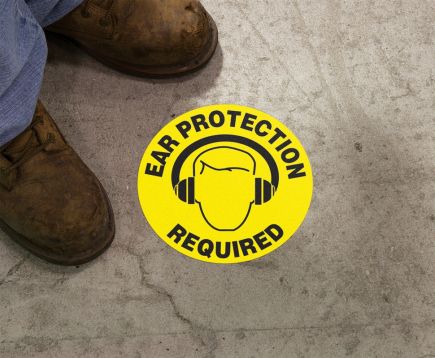 EAR PROTECTION REQUIRED (W/ GRAPHIC)