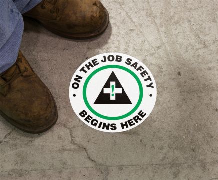 Plant & Facility, Legend: ON THE JOB SAFETY BEGINS HERE