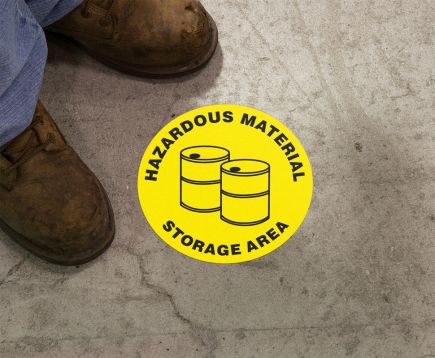 HAZARDOUS MATERIAL STORAGE AREA
