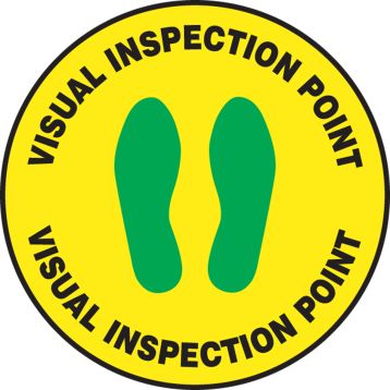Plant & Facility, Legend: VISUAL INSPECTION POINT W/GRAPHIC