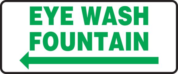 EYE WASH FOUNTAIN (ARROW LEFT)