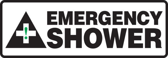 EMERGENCY SHOWER (W/GRAPHIC)