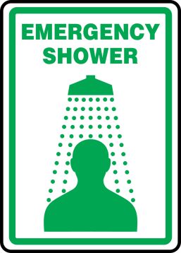 EMERGENCY SHOWER (W/GRAPHIC)
