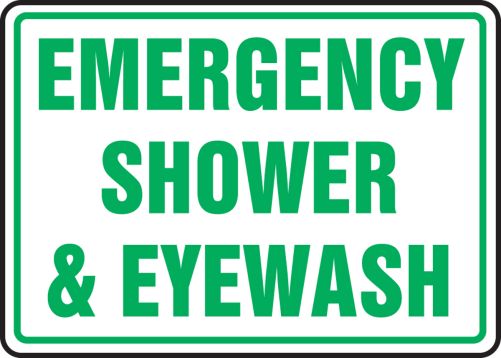EMERGENCY SHOWER & EYEWASH