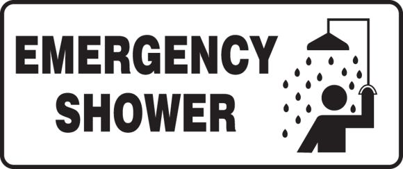 EMERGENCY SHOWER (W/GRAPHIC)