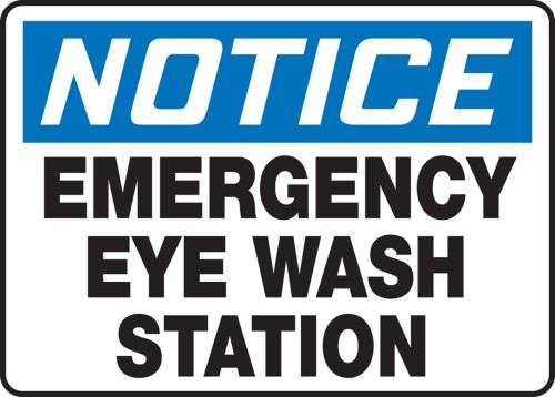 EMERGENCY EYE WASH STATION