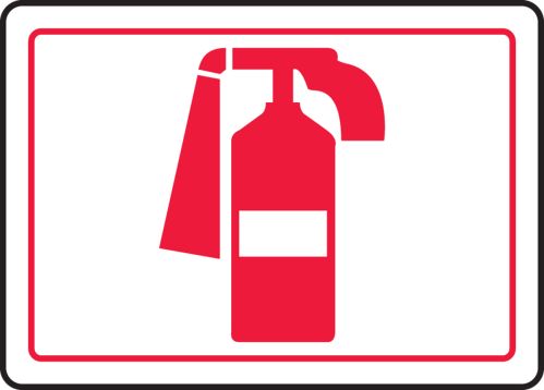 FIRE EXTINGUISHER SYMBOL