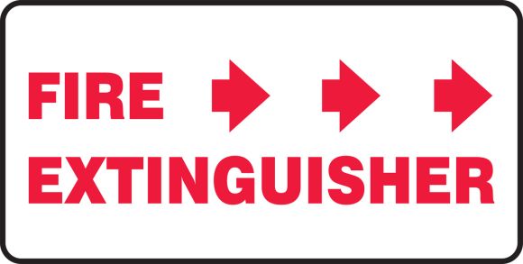 FIRE EXTINGUISHER (ARROW RIGHT)