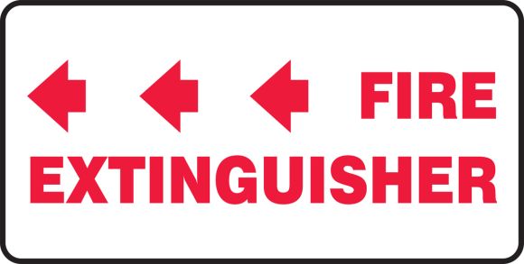 FIRE EXTINGUISHER (ARROW LEFT)