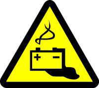 (BATTERY HAZARD)