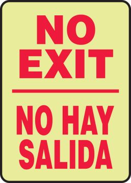 NO EXIT (BILINGUAL)