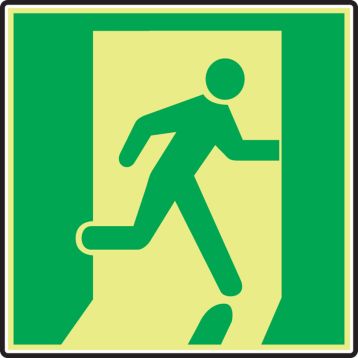 EXIT ROUTE SYMBOL RIGHT