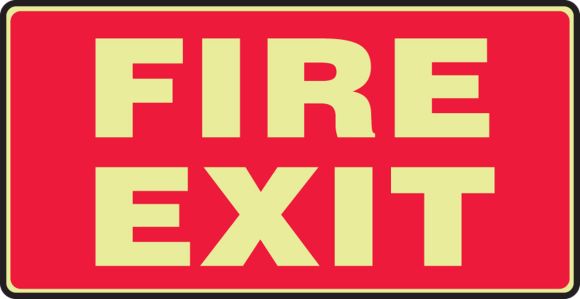 FIRE EXIT (GLOW)