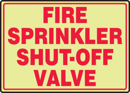 FIRE SPRINKLER SHUT-OFF VALVE
