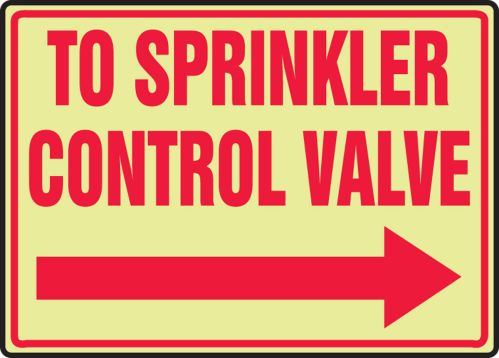 TO SPRINKLER CONTROL VALVE (ARROW RIGHT)