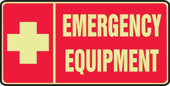EMERGENCY EQUIPMENT (W/GRAPHIC) (GLOW)