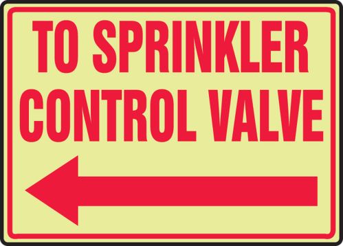 TO SPRINKLER CONTROL VALVE (ARROW LEFT)