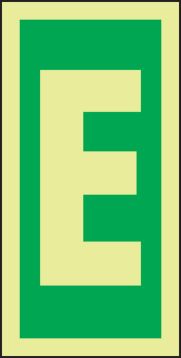 LETTER E