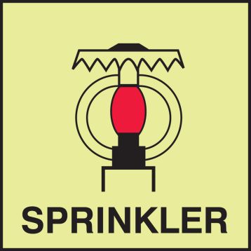 SPACE PROTECTED BY SPRINKLER