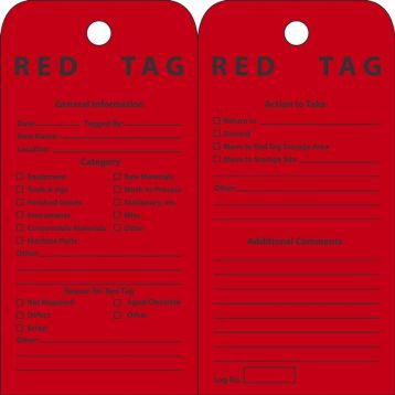 red tag