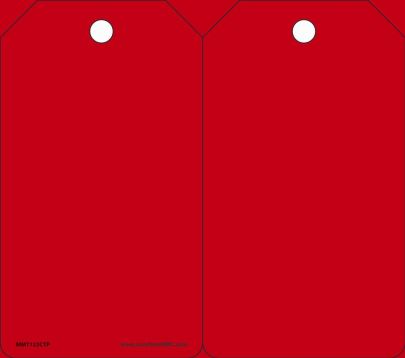 BLANK RED TAG BLANK GREEN TAG