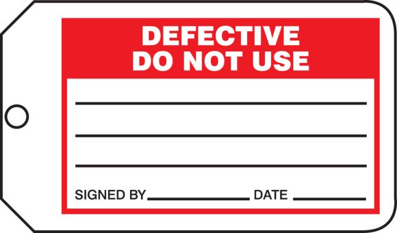 DEFECTIVE DO NOT USE