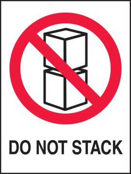 DO NOT STACK