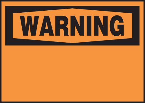 WARNING (BLANK - HEADER ONLY)