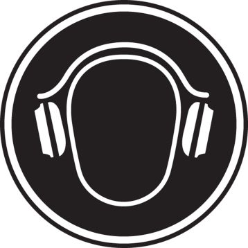 HEARING PROTECTION REQUIRED GRAPHIC