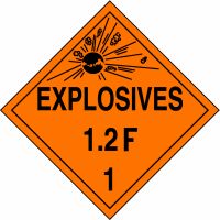 EXPLOSIVES 1.2F (W/GRAPHIC)