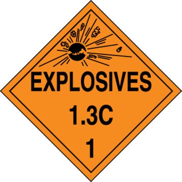 EXPLOSIVES 1.3C (W/GRAPHIC)