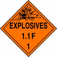 EXPLOSIVES 1.1F (W/GRAPHIC)