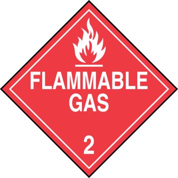 FLAMMABLE GAS (W/ GRAPHIC)