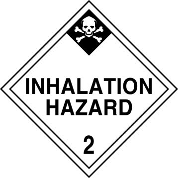 INHALATION HAZARD (W/GRAPHIC)