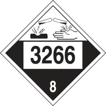 3266 (Corrosive Liquid, Basic, Inorganic, n.o.s.)