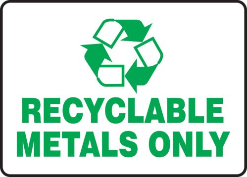 RECYCLABLE METALS ONLY