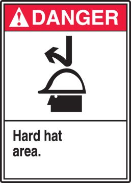 HARD HAT AREA (W/GRAPHIC)
