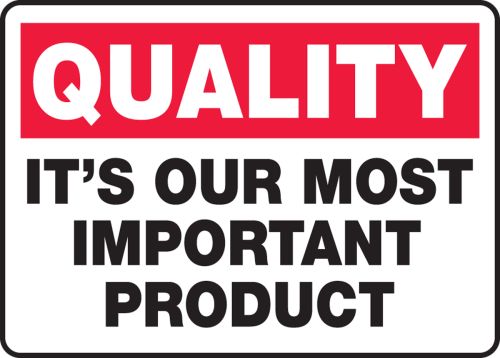 IT'S OUR MOST IMPORTANT PRODUCT