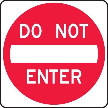 DO NOT ENTER