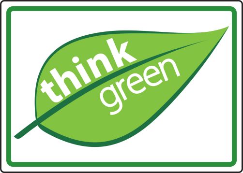 THINK GREEN (W/GRAPHIC)