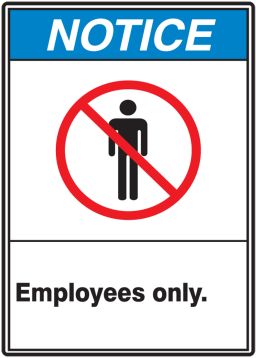 EMPLOYEES ONLY (W/GRAPHIC)