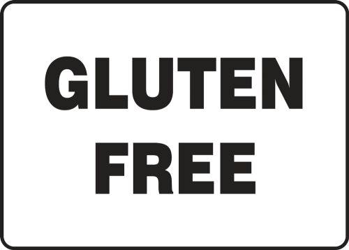 Gluten Free Safety Sign MSFA522