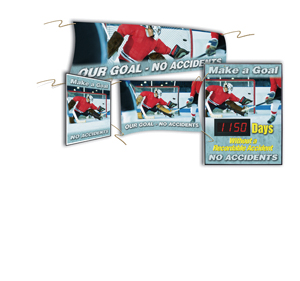 OUR GOAL - NO ACCIDENTS <BR>(HOCKEY THEME)