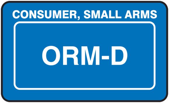 CONSUMER, SMALL ARMS ORM-D