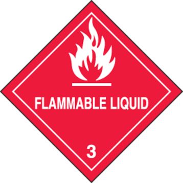 FLAMMABLE LIQUID (W/GRAPHIC)