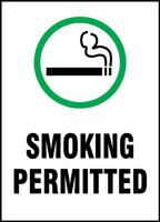 SMOKING PERMITTED W/GRAPHIC (UTAH)